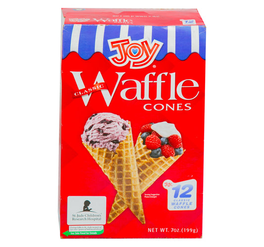 Joy Classic Waffle Cones 12 pcs 199 g Lulu Hypermarket