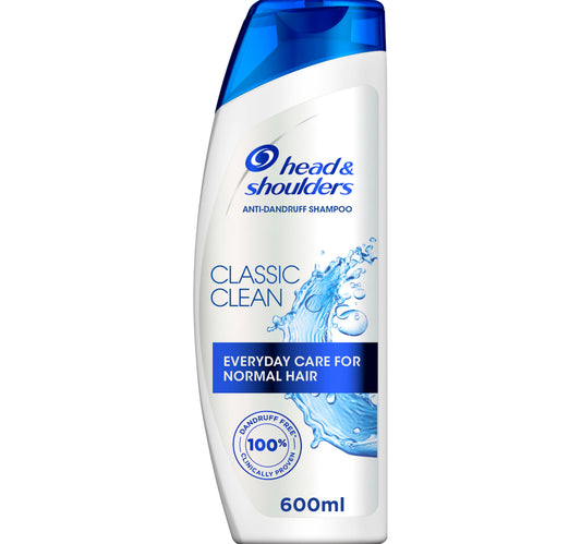 Head & Shoulders Classic Clean Anti-Dandruff Shampoo for Normal Hair 600 ml