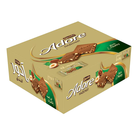 Quanta Adore Rich & Nutty Chocolate Hazelnut 12 x 25 g Lulu Hypermarket