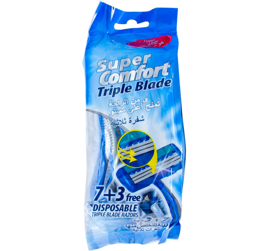 Home Mate Triple Blade Disposable Razors 10 pcs