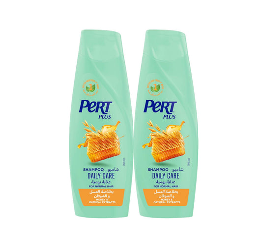 Pert Plus Daily Care Shampoo with Honey & Oatmeal Extracts Value Pack 2 x 400 ml