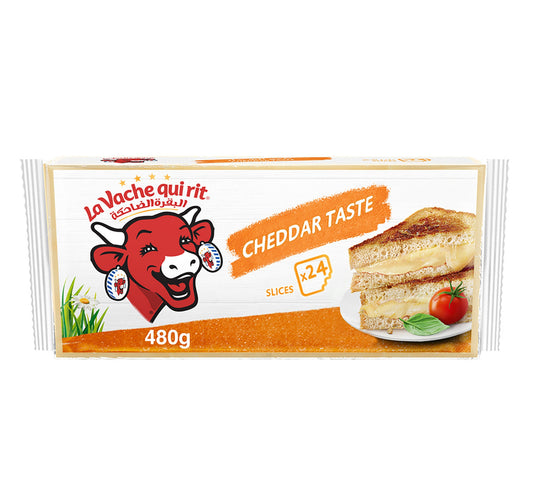 La Vache qui rit Cheddar Cheese Slices 24 Slices 480 g Lulu Hypermarket