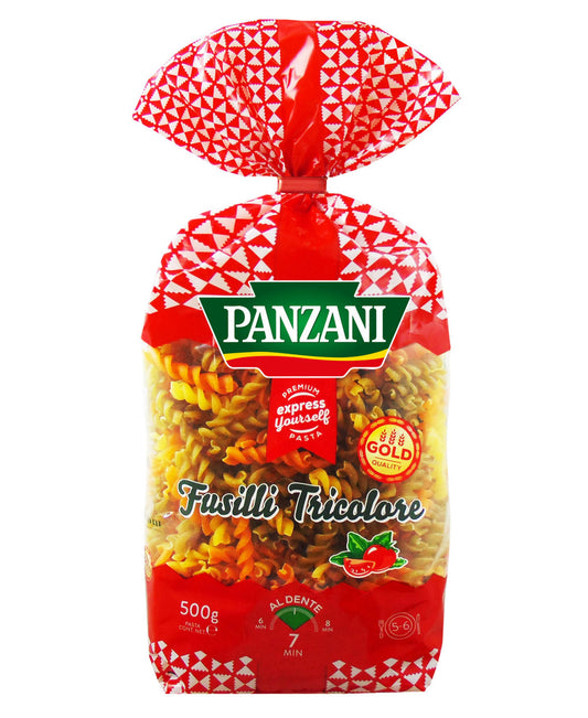 Panzani Fusilli Tricolore Pasta 500 g Lulu Hypermarket