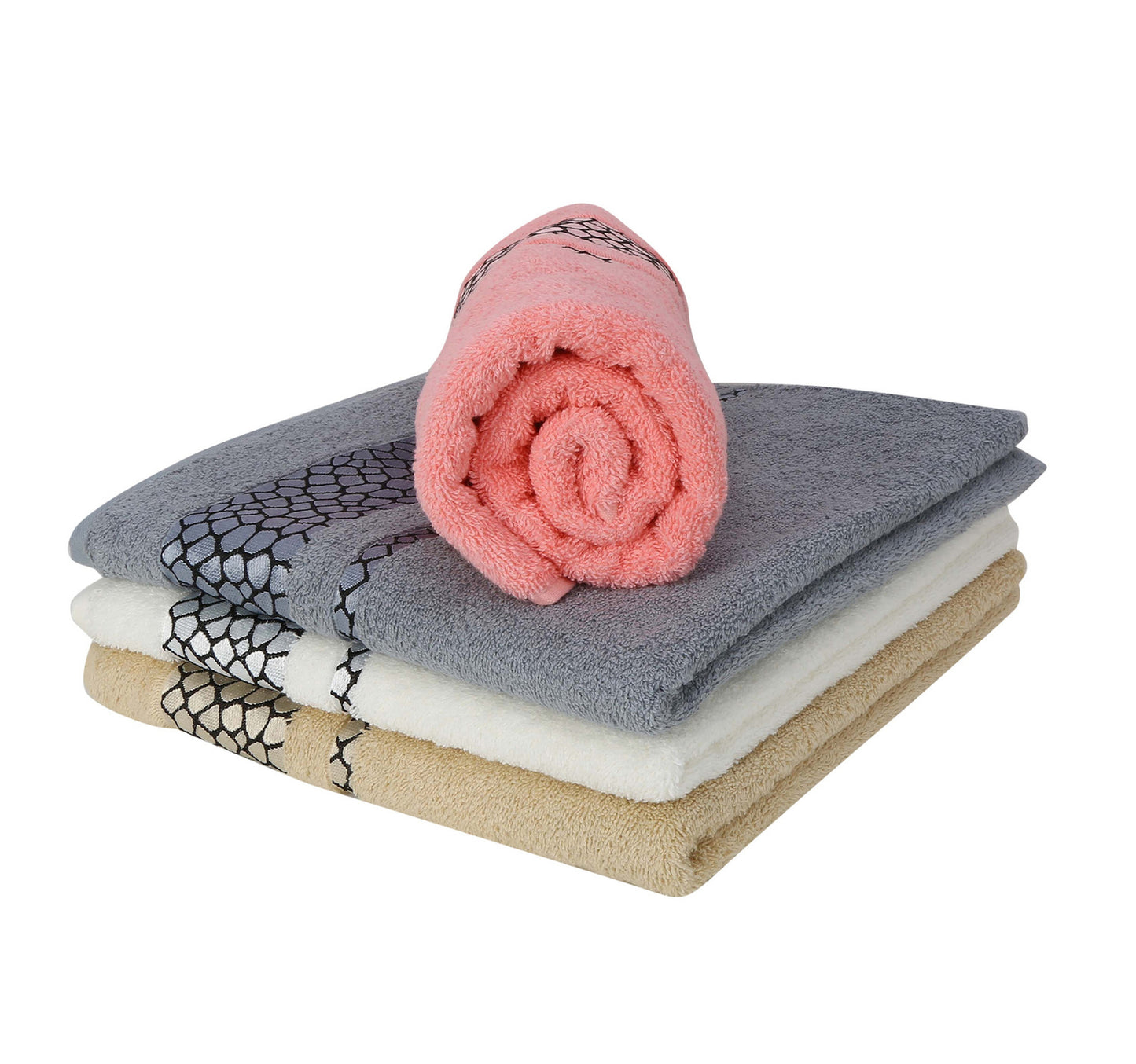 Cortigiani Printed Bath Towel, 1 pc, 70 x 140 cm, Assorted
