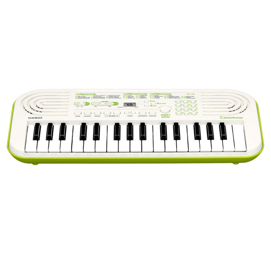 Casio Mini Keyboard with 32 keys, 100 Tones, 50 Rhythms, White, SA-50H2