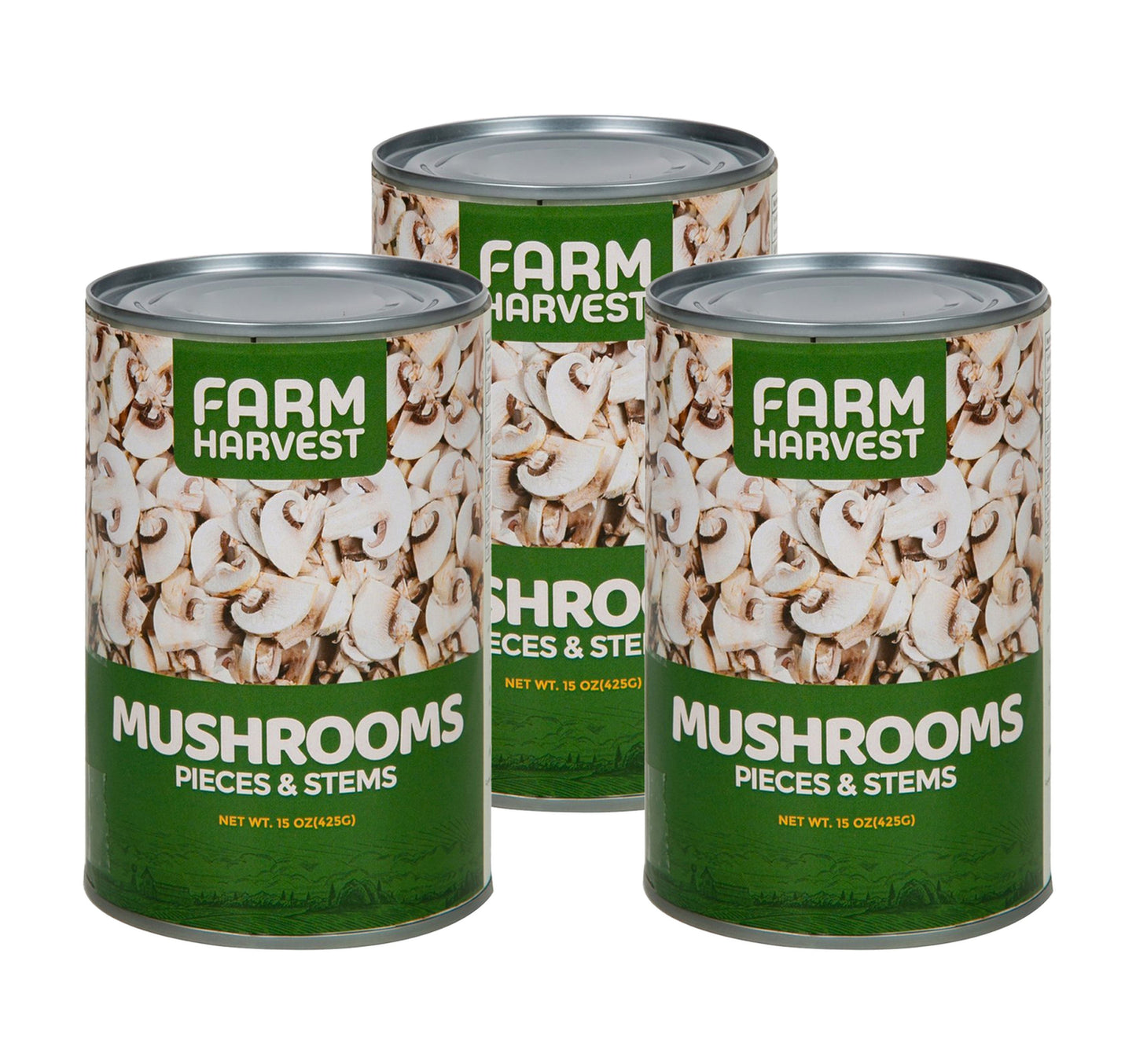 Farm Harvest Mushroom Pieces & Stems 3 x 425 g