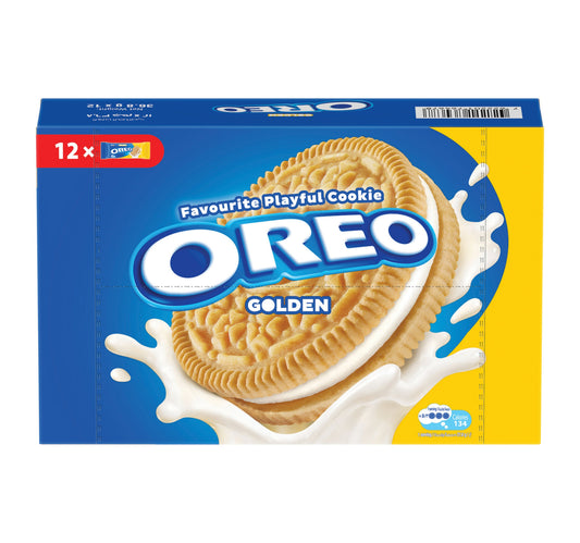 Oreo Golden Vanilla Milk Cookies 12 x 36.8 g Lulu Hypermarket