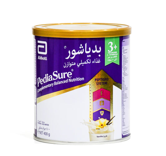Pediasure Peptigro System With Vanilla Flavour Stage 3+ For Children 3-10 Years 400 g