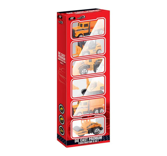 مجموعة مركبات البناء المصبوبة من Power Joy، 6 قطع، 86514-1
