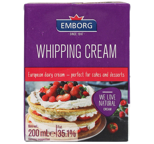 Emborg UHT Whipping Cream 200 ml Lulu Hypermarket