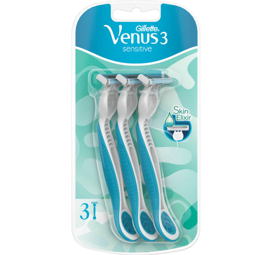 Gillette Venus 3 Sensitive Disposable Razor 3 pcs