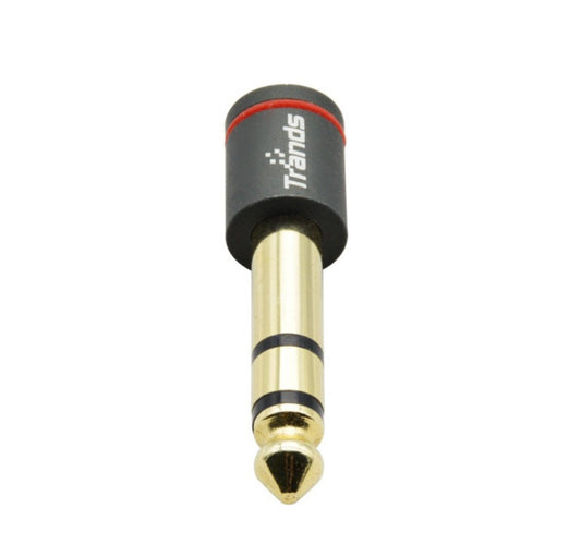 Trands Premium 6.35mm 1/4in To 3.5mm 1/8 Inch Stereo Adapter AD261