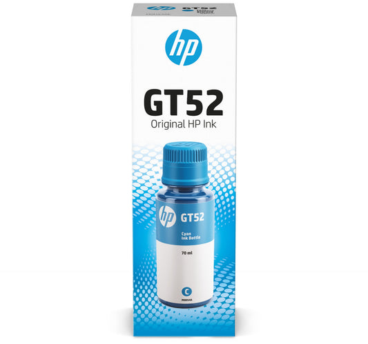 HP GT52 Original Ink Cartridge (M0H54AE),Cyan