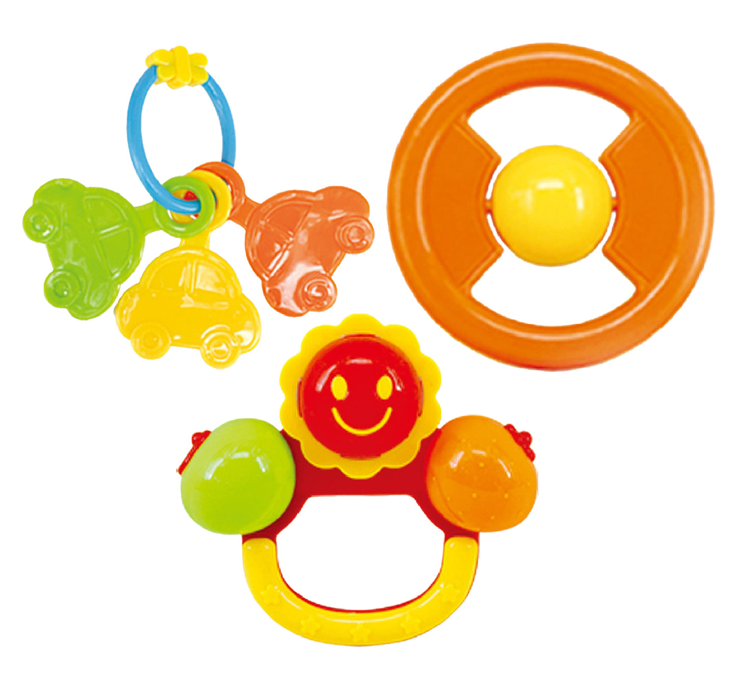 First Step Baby Rattle Set, 3 pcs, BM8003-2A25