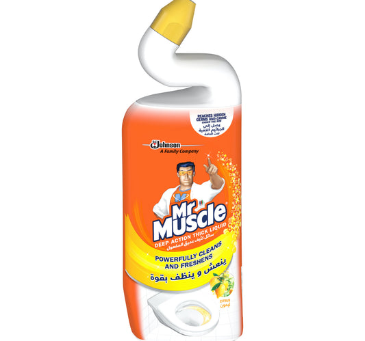 Mr. Muscle Deep Action Thick Liquid Toilet Cleaner Citrus 750 ml