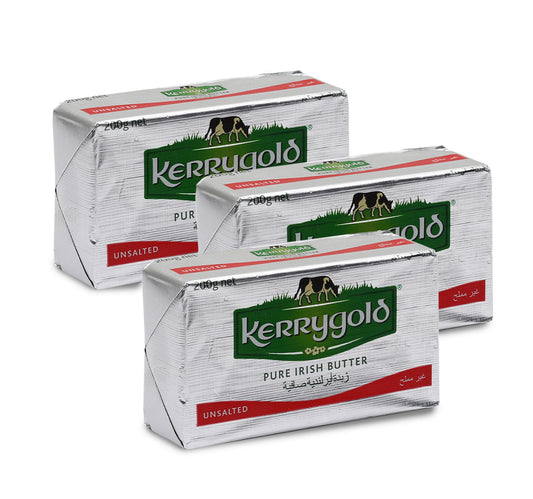 Kerrygold Butter Unsalted Value Pack 3 x 200 g Lulu Hypermarket