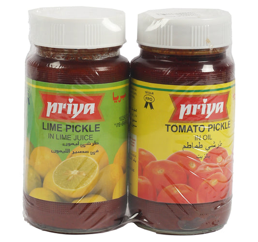 Priya Pickle Assorted Value Pack 2 x 300 ml Lulu Hypermarket