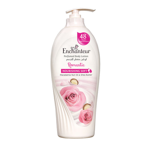Enchanteur Nourishing Soft Romantic Lotion with Macadamia Nut Oil and Shea Butter 500 ml
