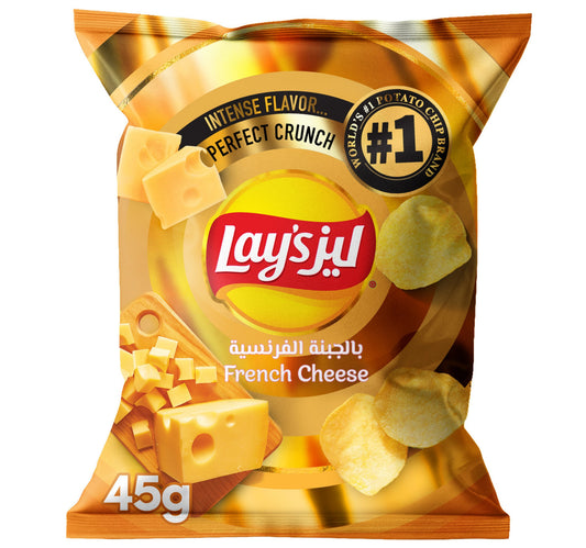 Lay's Potato Chips French Cheese 45 g Lulu Hypermarket