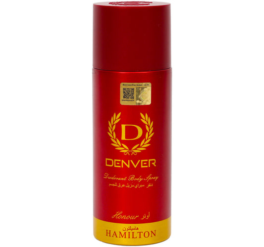 Denver Deodorant Body Spray Men Hamilton Honour 165 ml