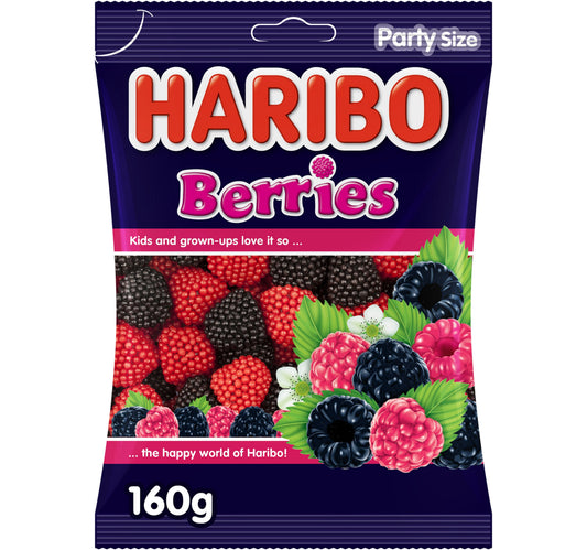 Haribo Berries Gummy Candy 160 g Lulu Hypermarket