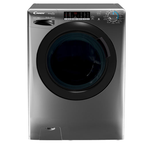 Candy Front Load Washer & Dryer, 14/9 kg, 1400 RPM, Anthracite, CSOW41496TMBR-19