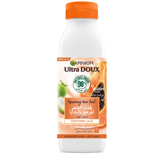 Garnier Ultra Doux Repairing Hair Food Conditioner Papaya & Coconut 350 ml