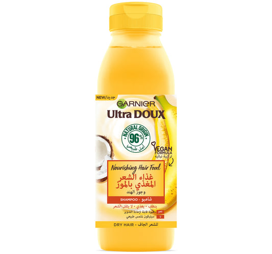 Garnier Ultra Doux Nourishing Hair Food Shampoo Banana & Coconut 350 ml