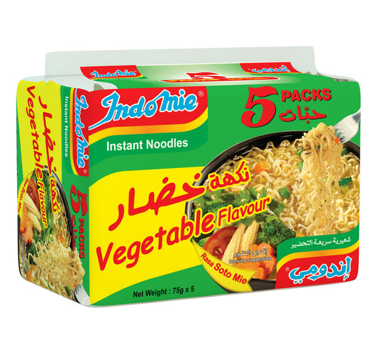 Indomie Vegetable Flavour Instant Noodles 5 x 75 g Lulu Hypermarket