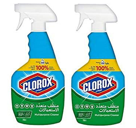 Clorox Multi-Purpose Cleaner with Bleach Value Pack 2 x 750 ml