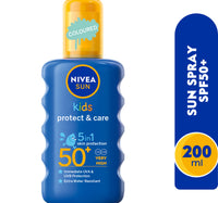 Nivea SUN Kids Sunscreen Spray Protect & Care SPF 50+ 200 ml