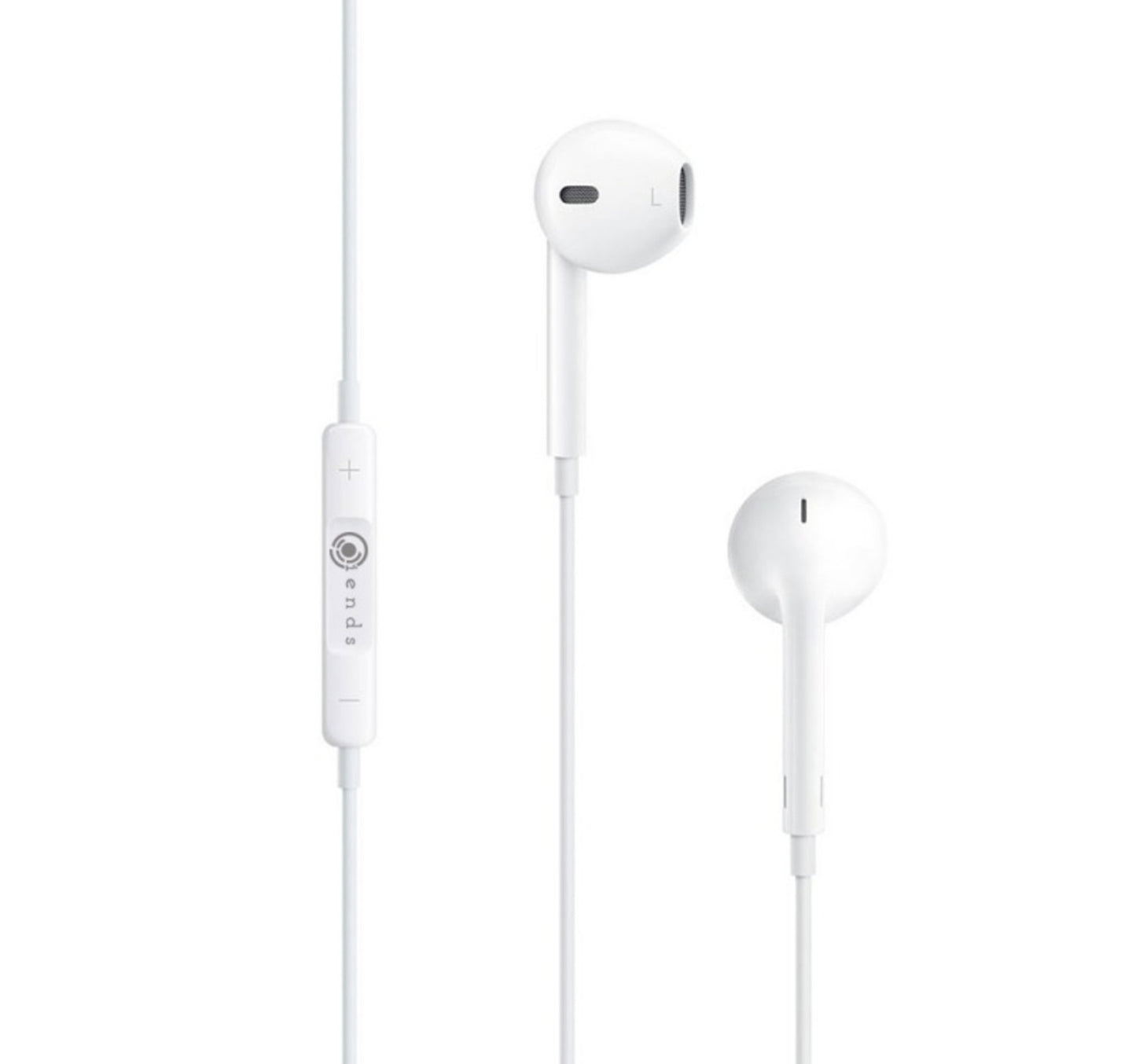 Iends Wired Lightning Headset Stereo Earphone with Mic White HS2073
