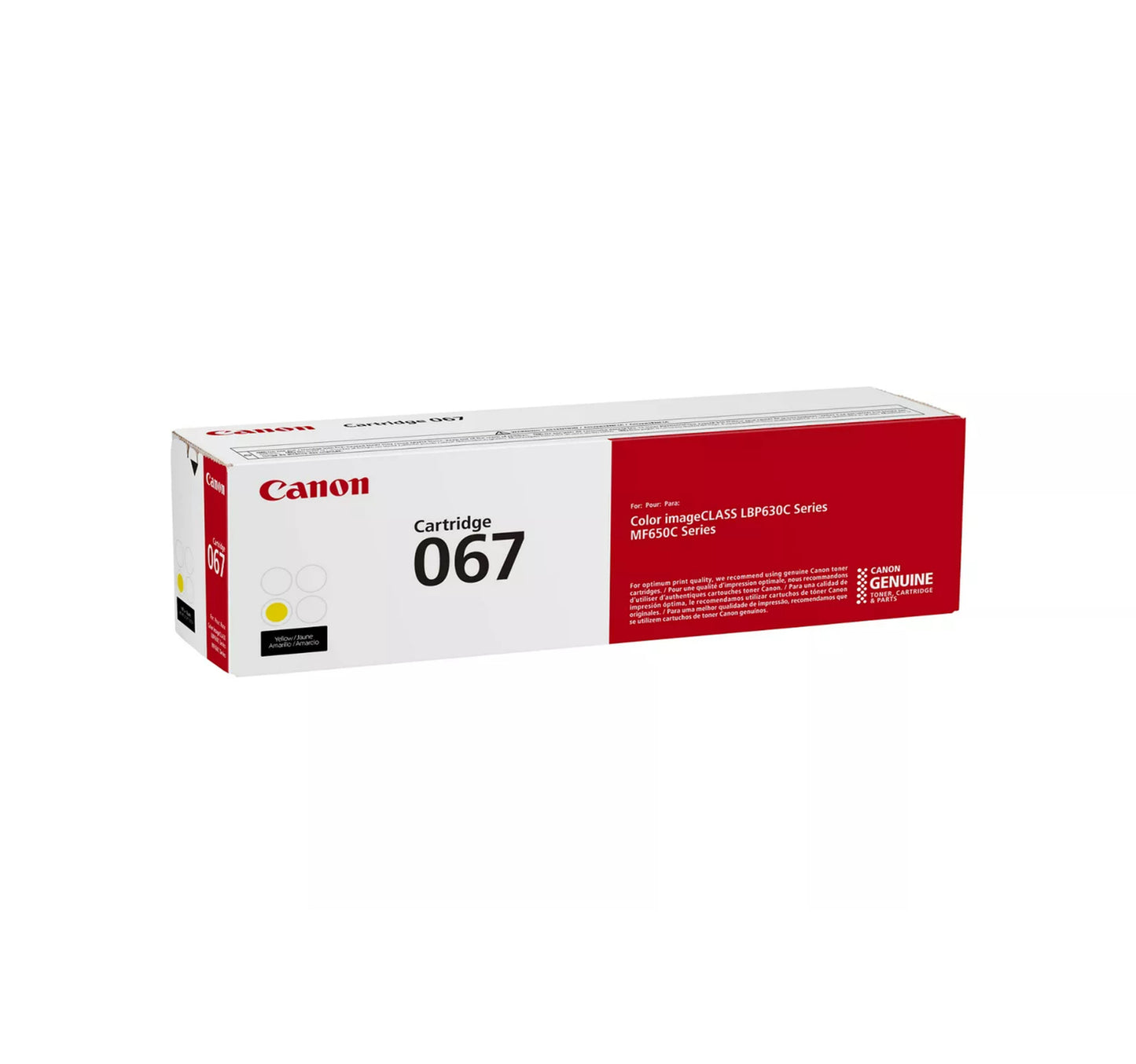 Canon Toner Cartridge, Yellow, 067