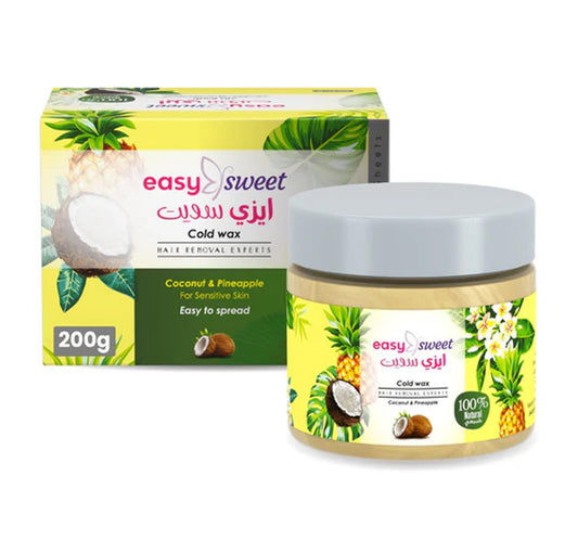 Easy Sweet Coconut & Pineapple Cold Wax Hair Removal 200 g