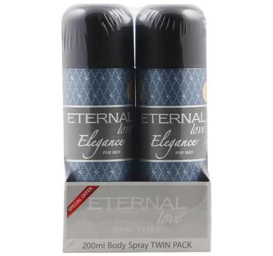 Eternal Love Body Spray Assorted Value Pack 2 x 200 ml