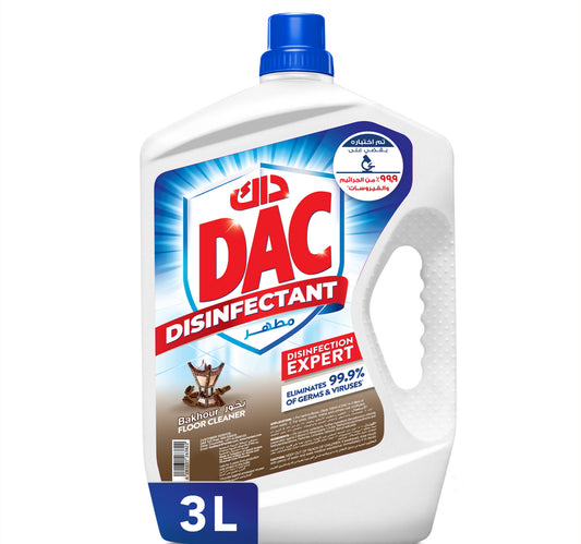Dac Disinfectant Bakhour Floor Cleaner 3 Litres