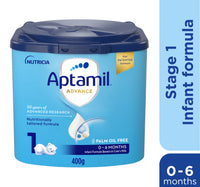 Aptamil Advance Stage 1 Infant Formula From 0-6 Months 400 g
