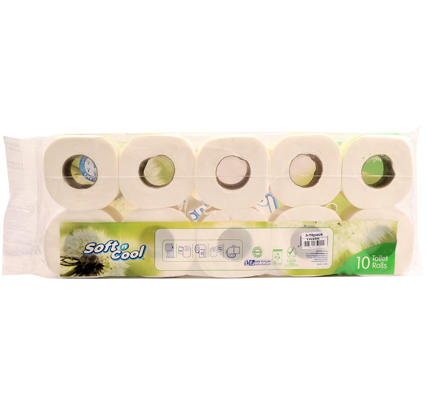 Soft N Cool Toilet Roll 2ply 10 x 400 Sheets