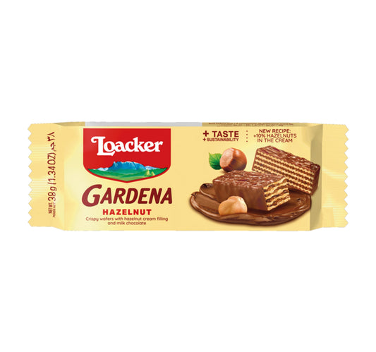Loacker Gardena Milk Chocolate Coated Wafers With Hazelnut Cream 38 g Lulu Hypermarket