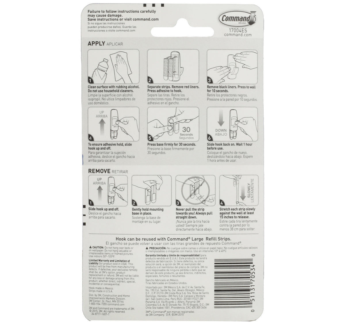 3M Jumbo Hook 17004