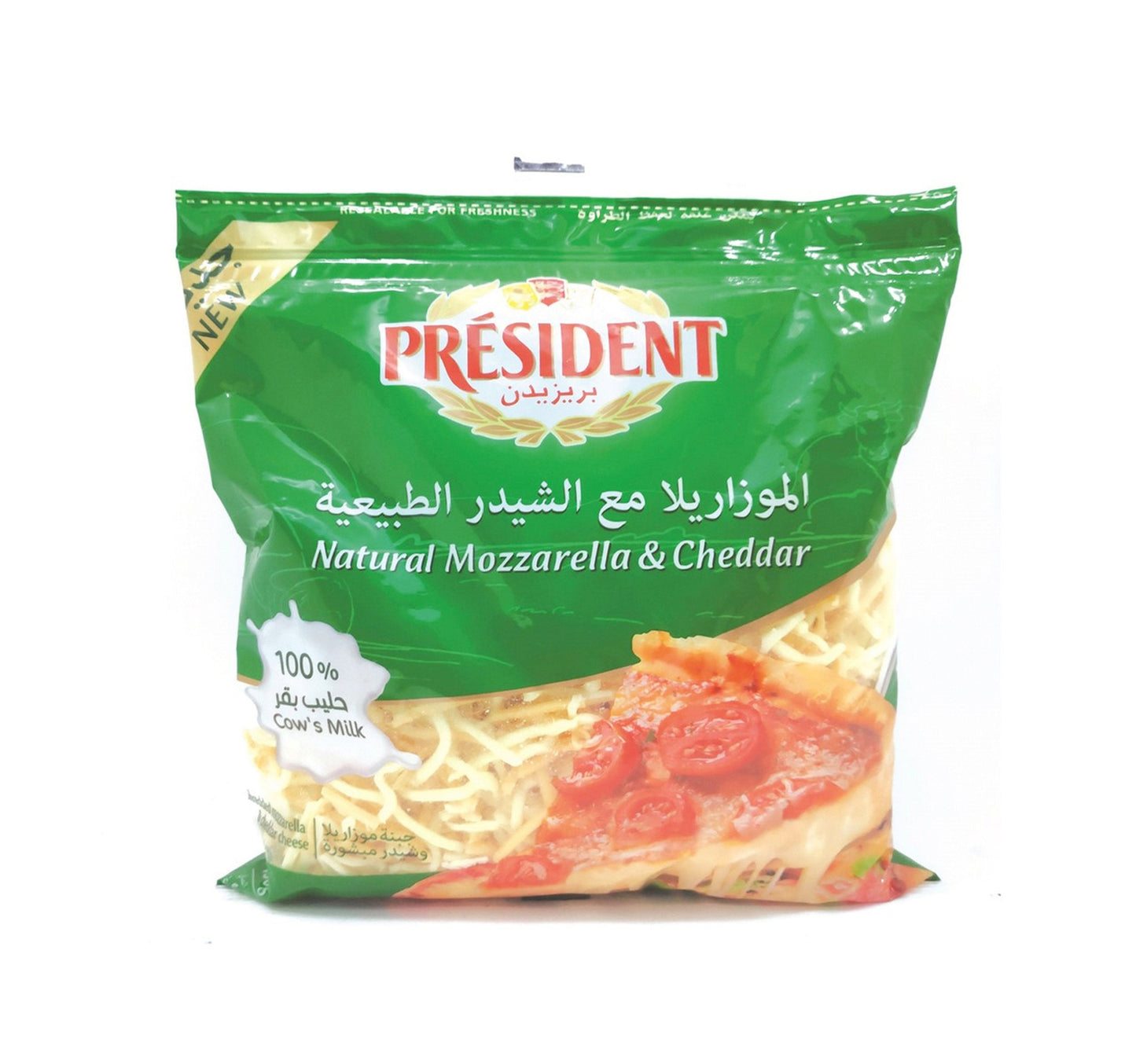 President Natural Mozzarella & Cheddar Cheese 450 g Sultan Center