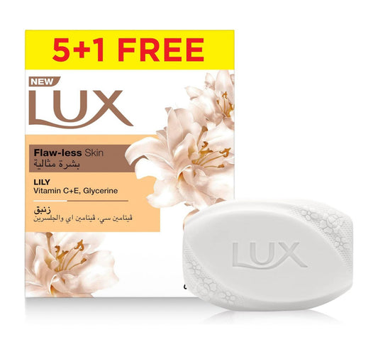 Lux Flawless Lily Bar Soap 120 g 5+1