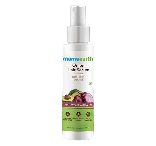 Mamaearth Onion Hair Serum with Onion & Biotin for Strong Frizz-Free Hair 100 ml