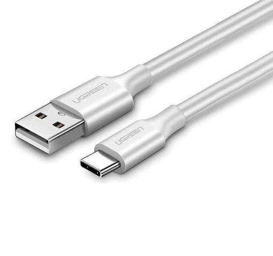 Ugreen USB-A to USB-C Cable 2 m, White, 60123