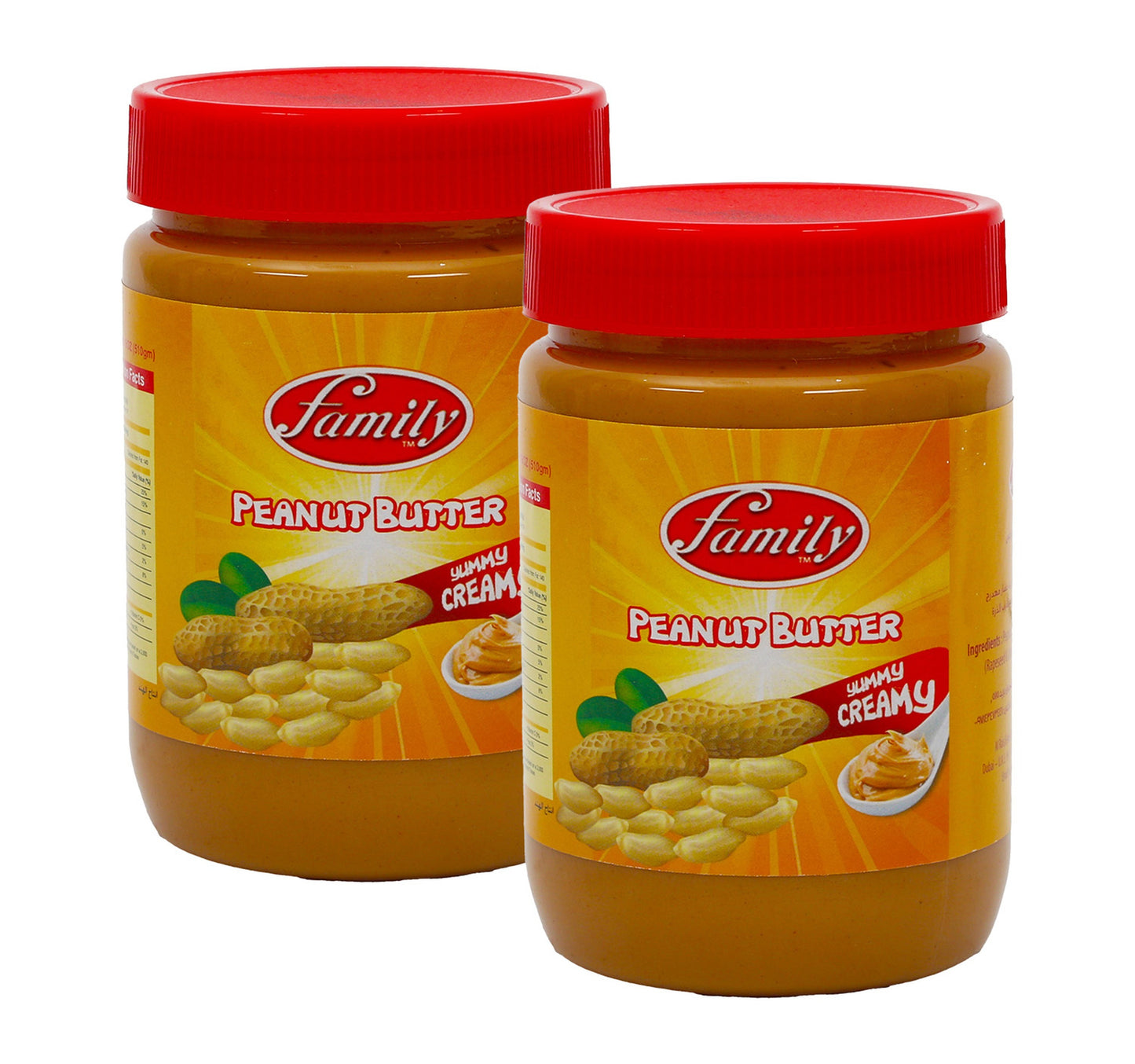 Family Creamy Peanut Butter Value Pack 2 x 510 g