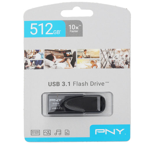 PNY USB 3.1 Flash Drive, 512 GB, ATT431KK
