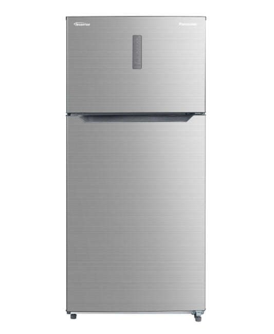 Panasonic Double Door Refrigerator, 650L, Silver, NR-BC833MSAS
