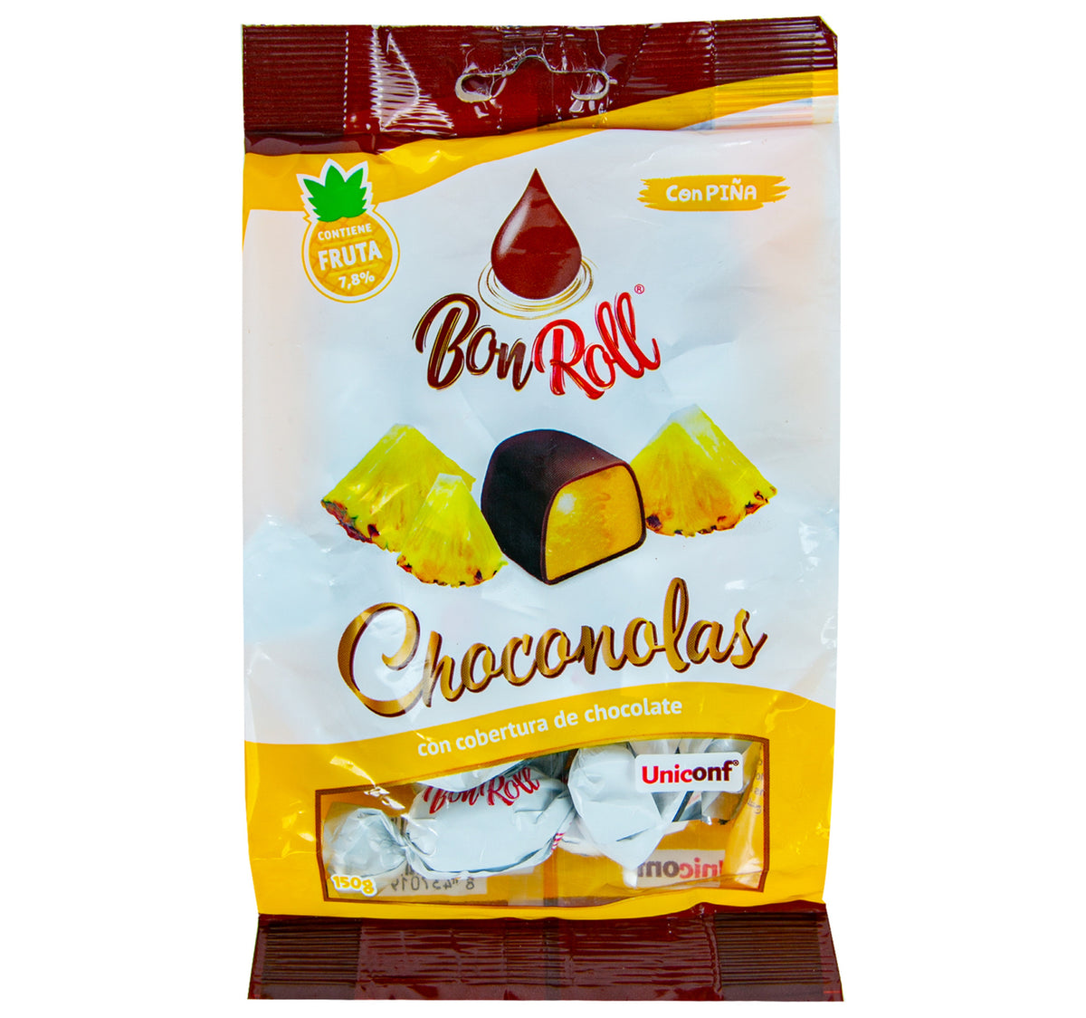 Uniconf Bon Roll Choconolas Pineapple 150 g
