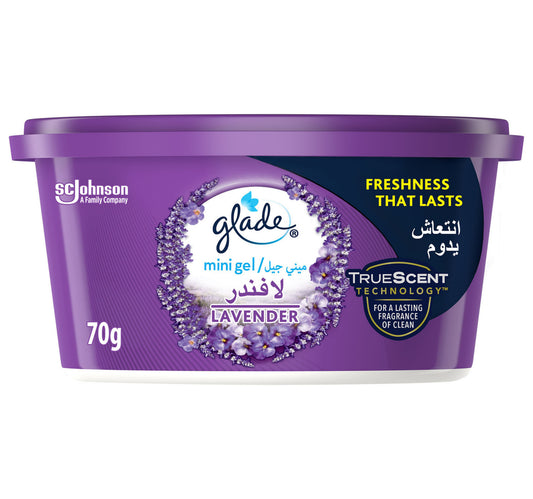 Glade Gel Car Freshener Lavender 70 g