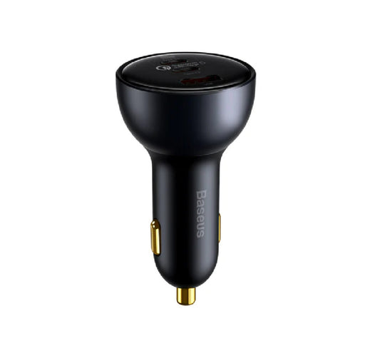 Baseus 3 Port Car Charger, 160 W, Black, ZX160CX Lulu Hypermarket